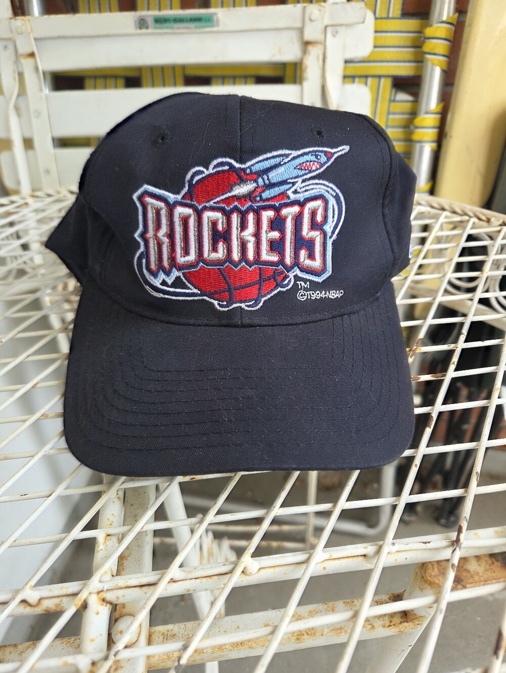 Vintage 1994 Houston Rockets NBA World Champions Starter Snapback Hat Black Cap